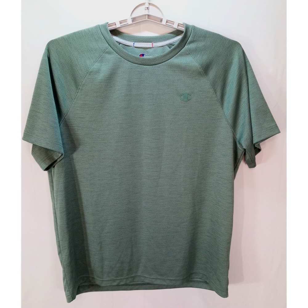 Champion Cool Knit Athletic Tee, Men's T-Shirt, Green, XL